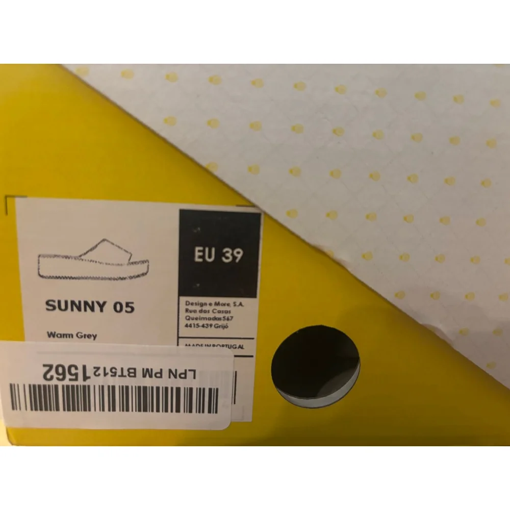 New Women's Lemon Jelly Warm Grey Platform Sandals Size 8.5-9/39.